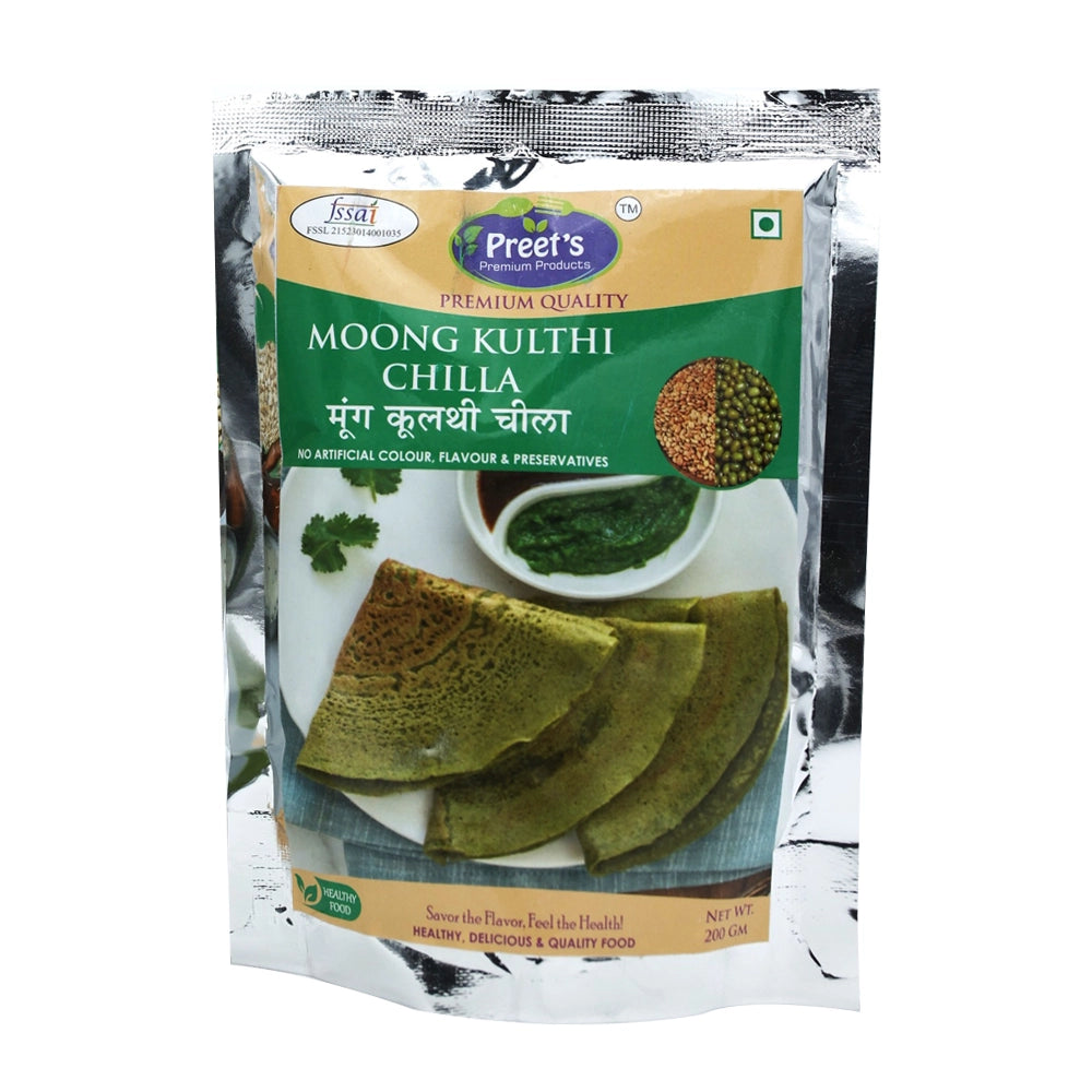 Preet's Premium Quality Moong Kulthi Chilla